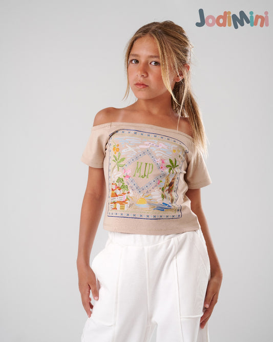 Wild Off Shoulder T-Shirt