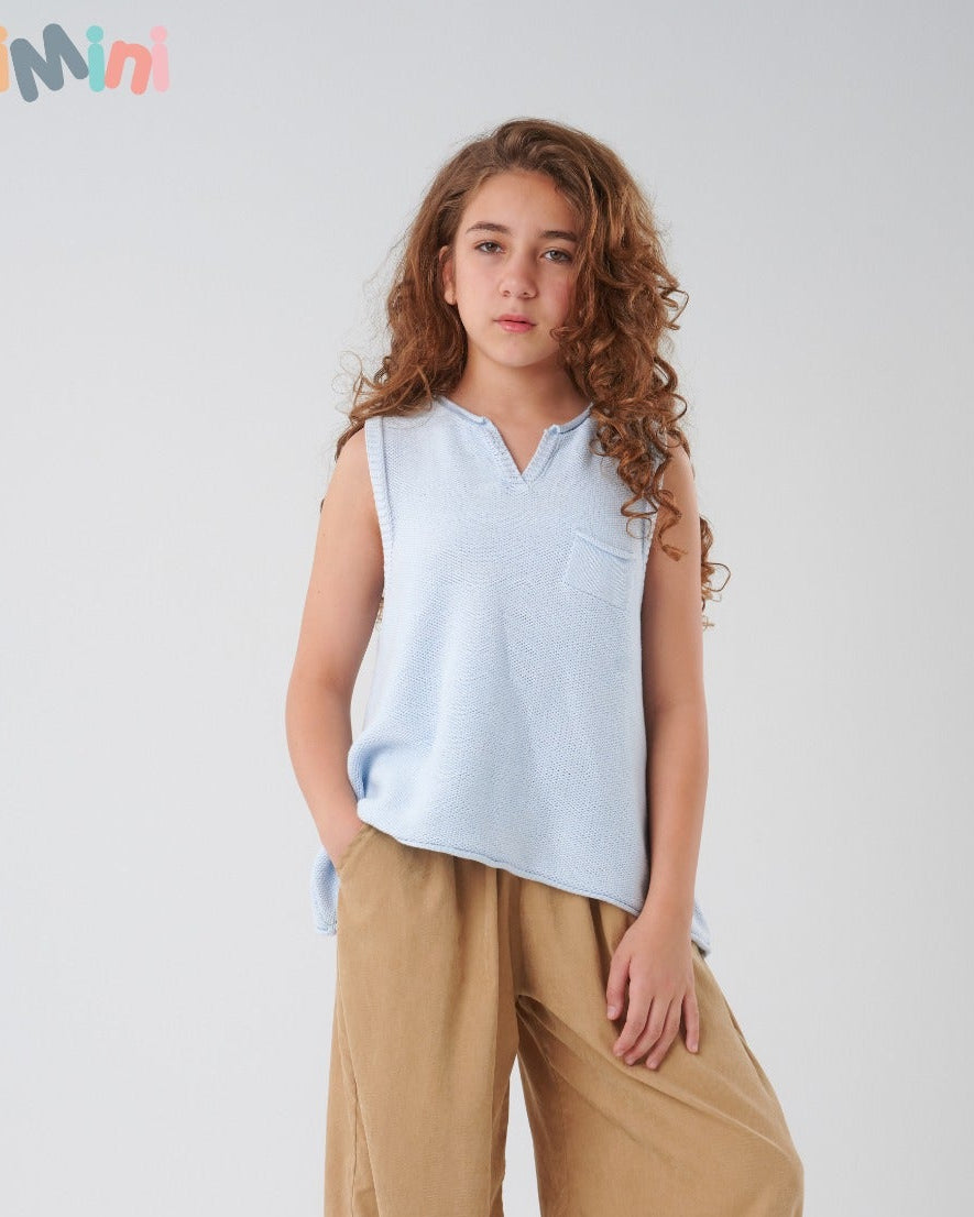 Pocket Knit Top