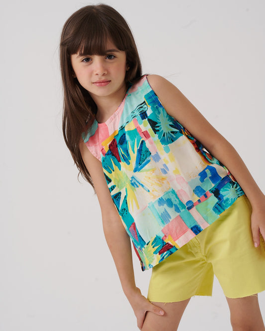 Printed blouse