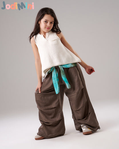 Wide Lege Elastic Waist