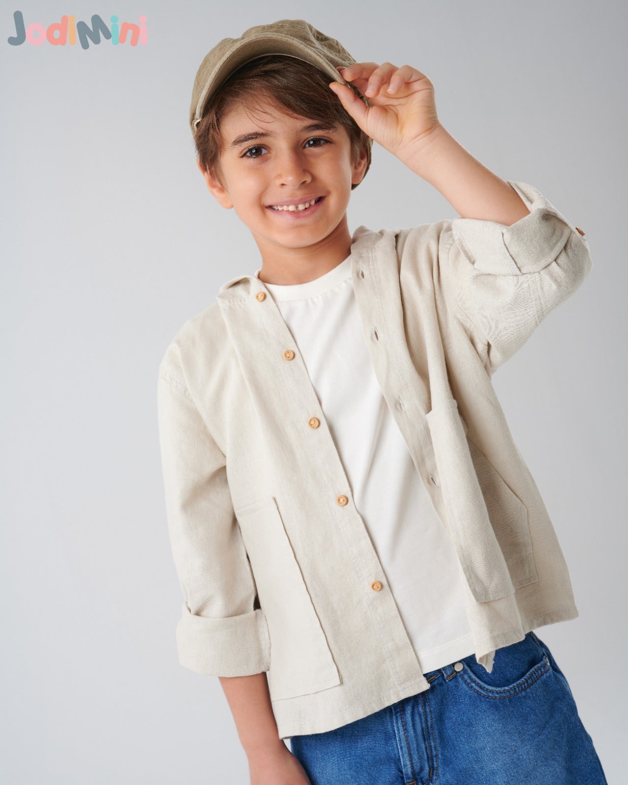Hooded Linen Shirt