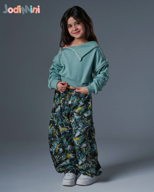 set with Parachute Pants