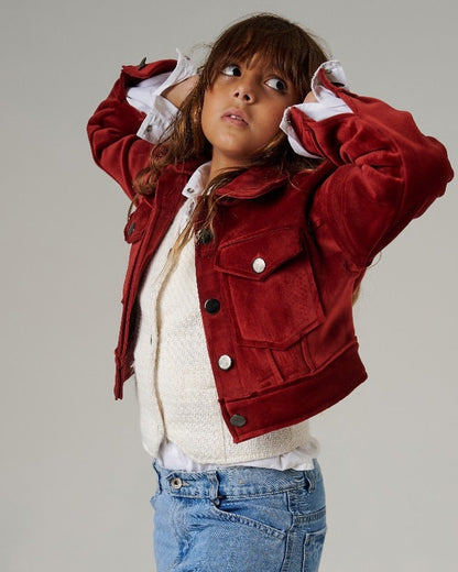 Cropped Collar Jacket