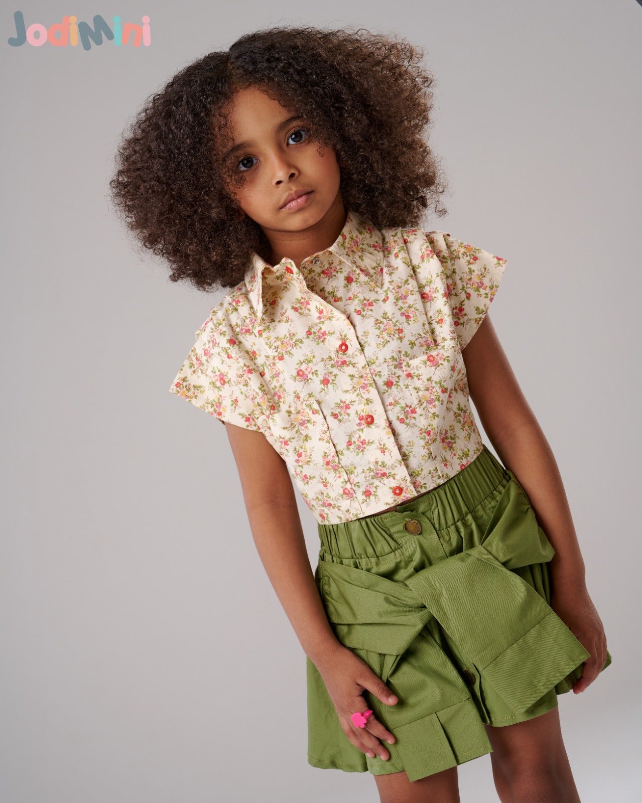 Drawstring Skirt Set