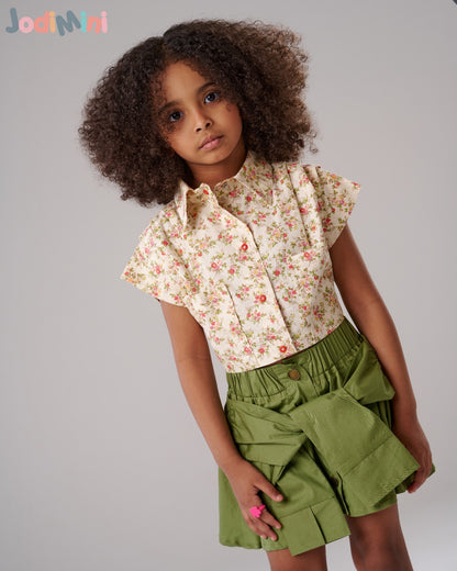 Drawstring Skirt Set