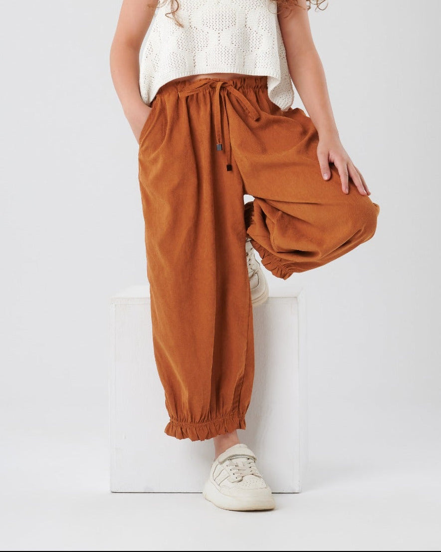 Elastic Wide Pants